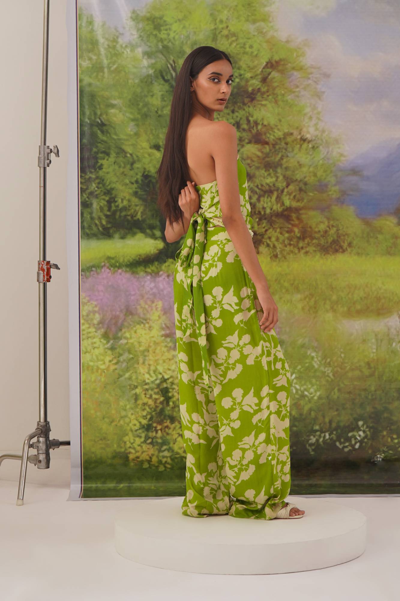 Vanuatu Modal Satin Top