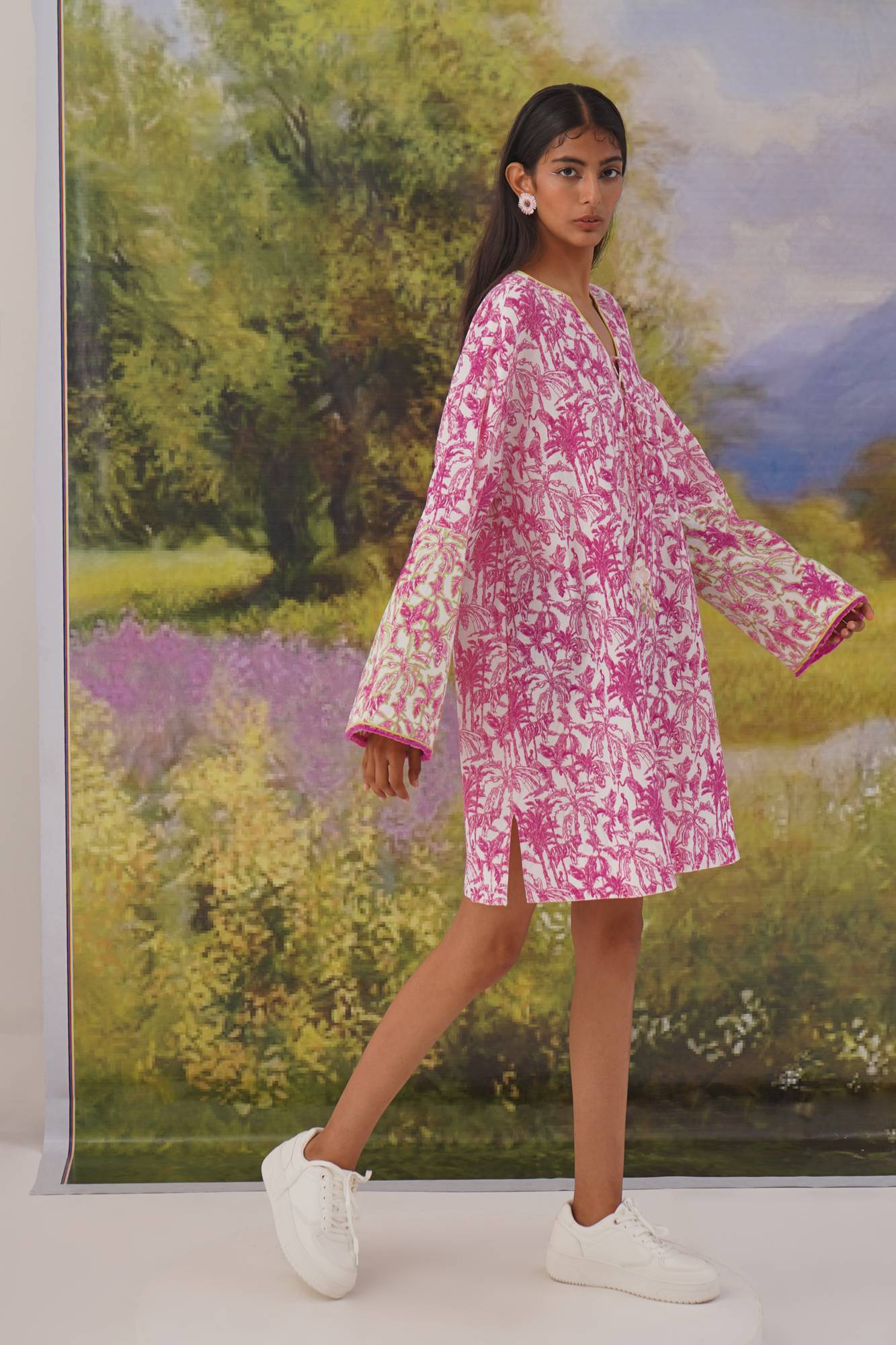 Aland Cotton Linen Dress