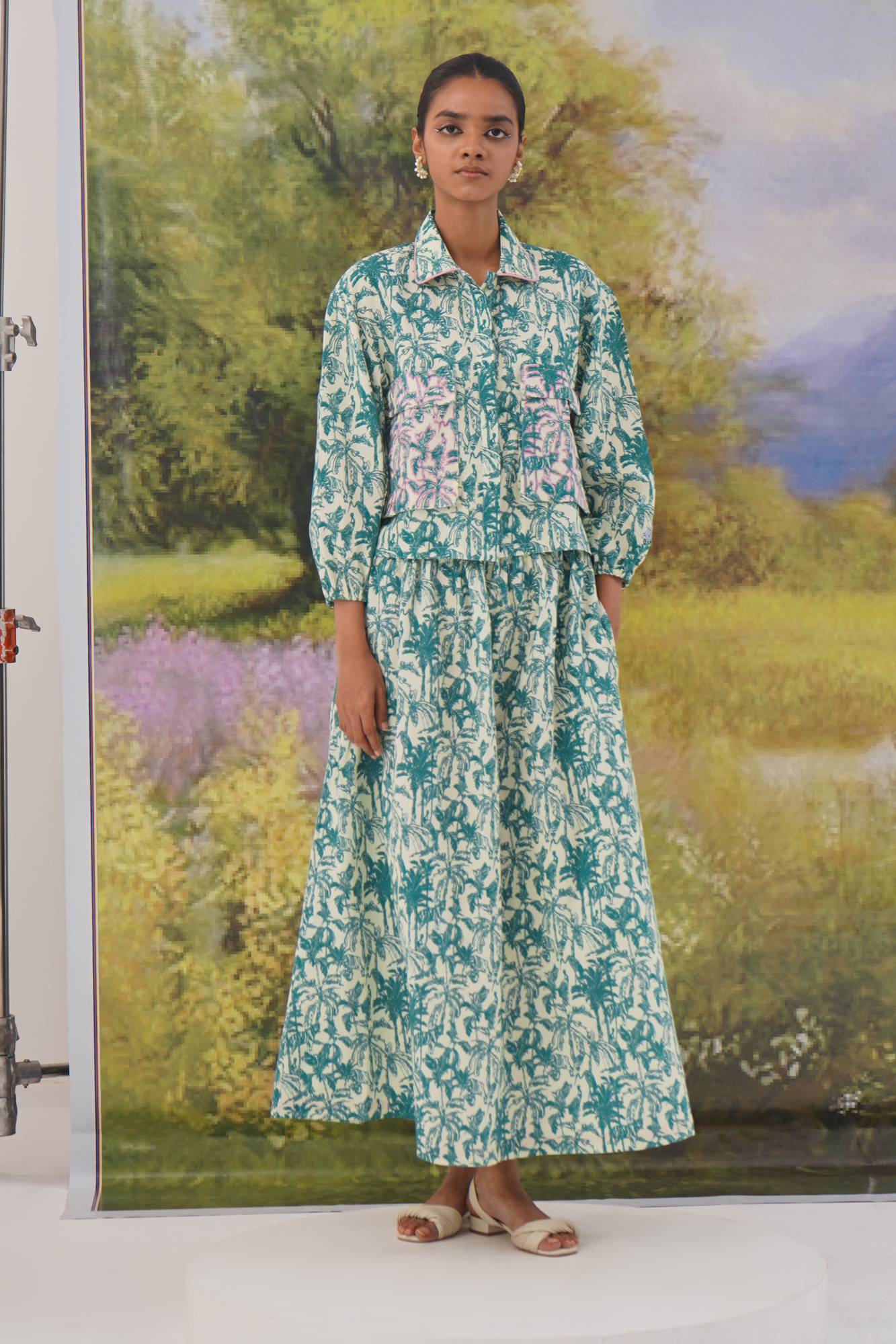 Aoraki Cotton Linen Skirt