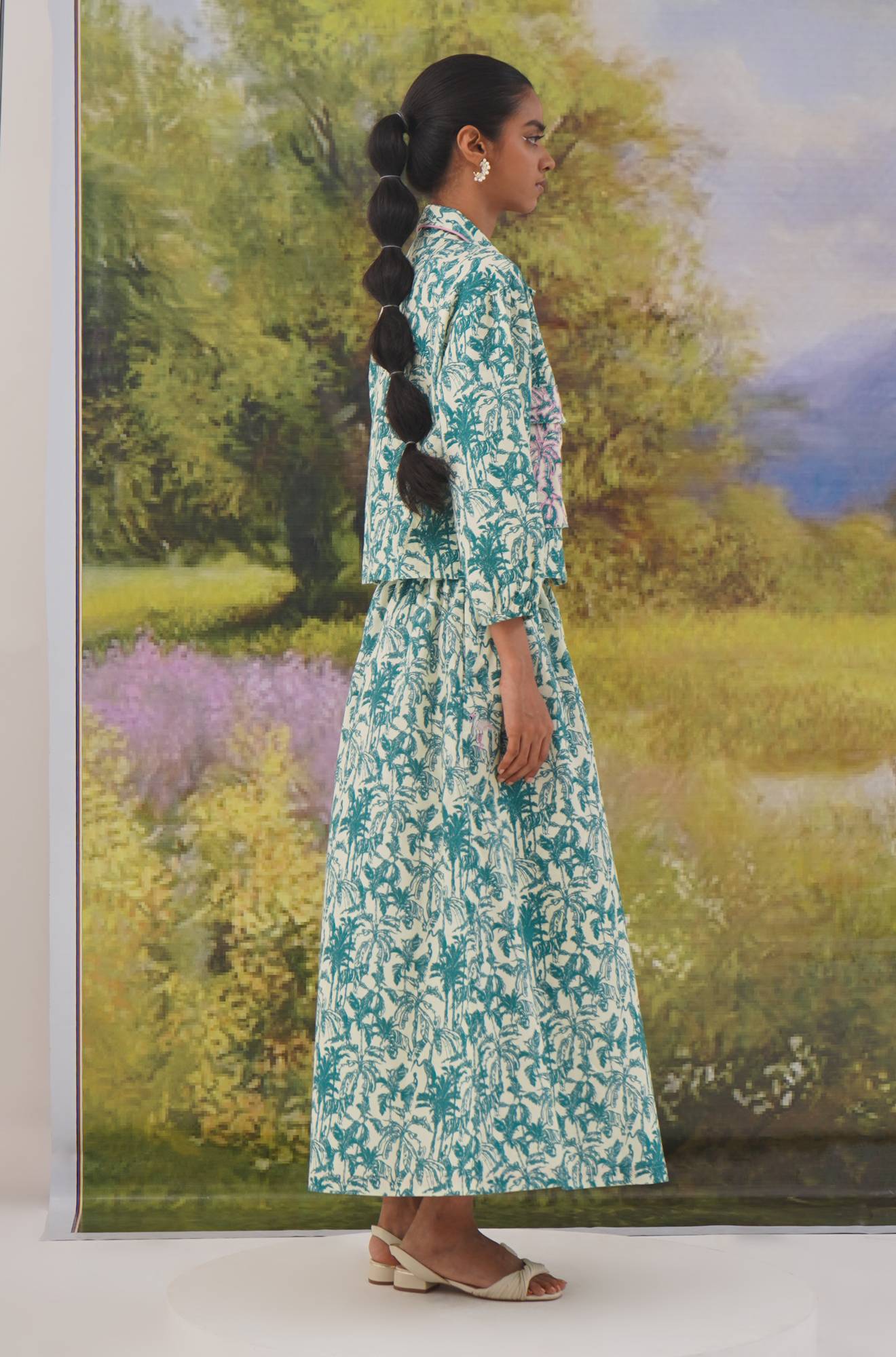 Aoraki Cotton Linen Skirt