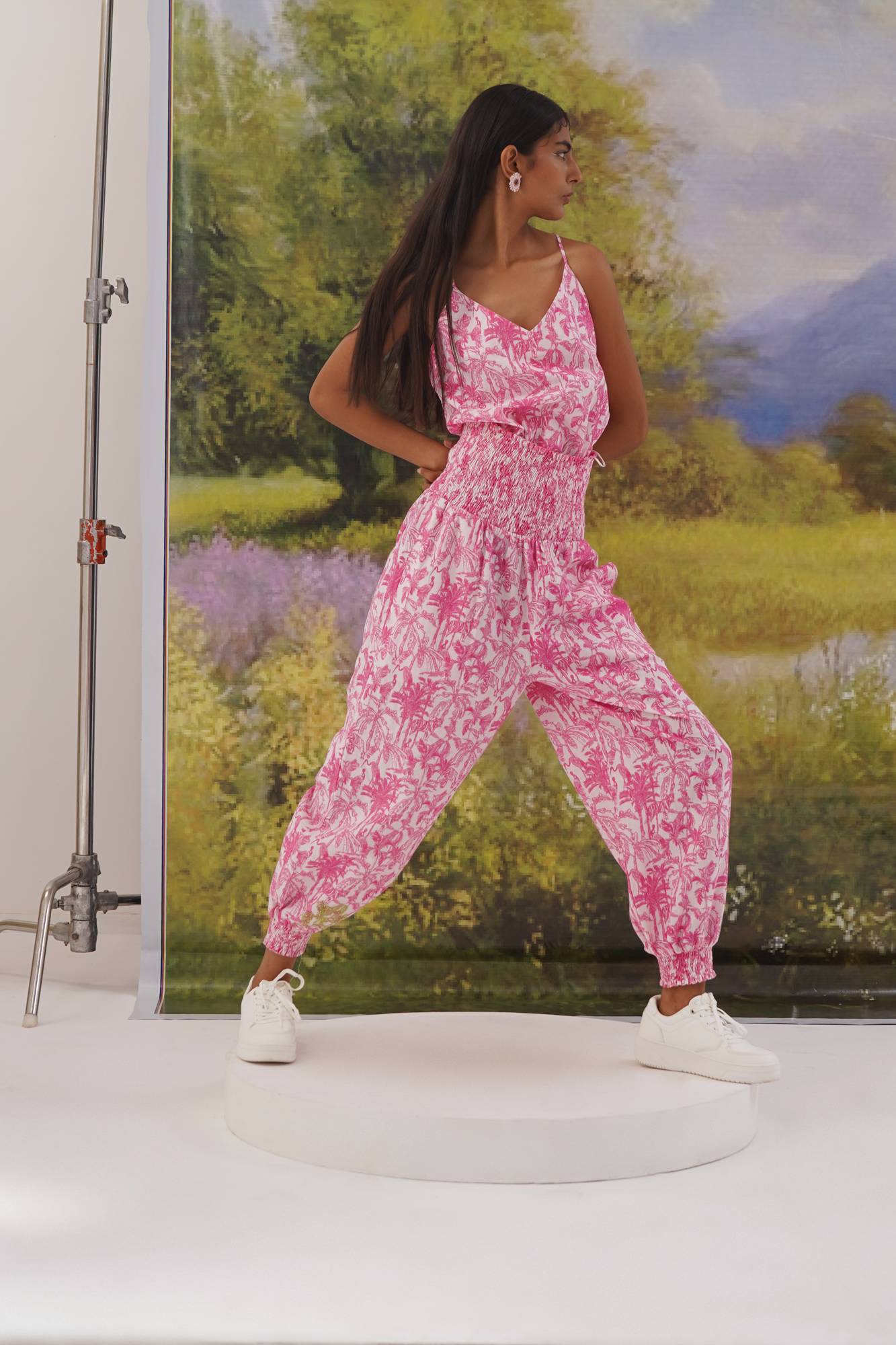 Bocas Cotton Linen Joggers