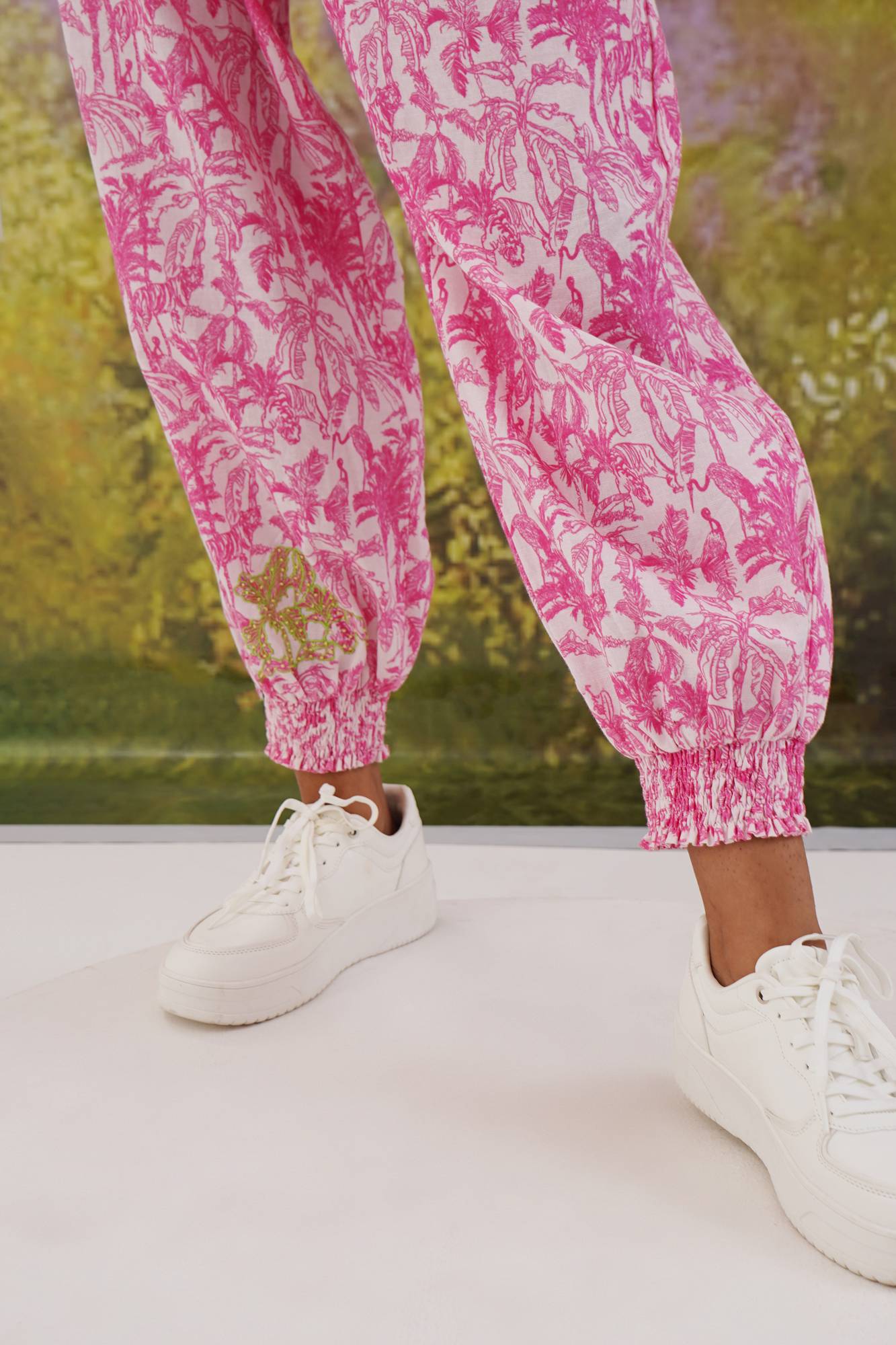 Bocas Cotton Linen Joggers