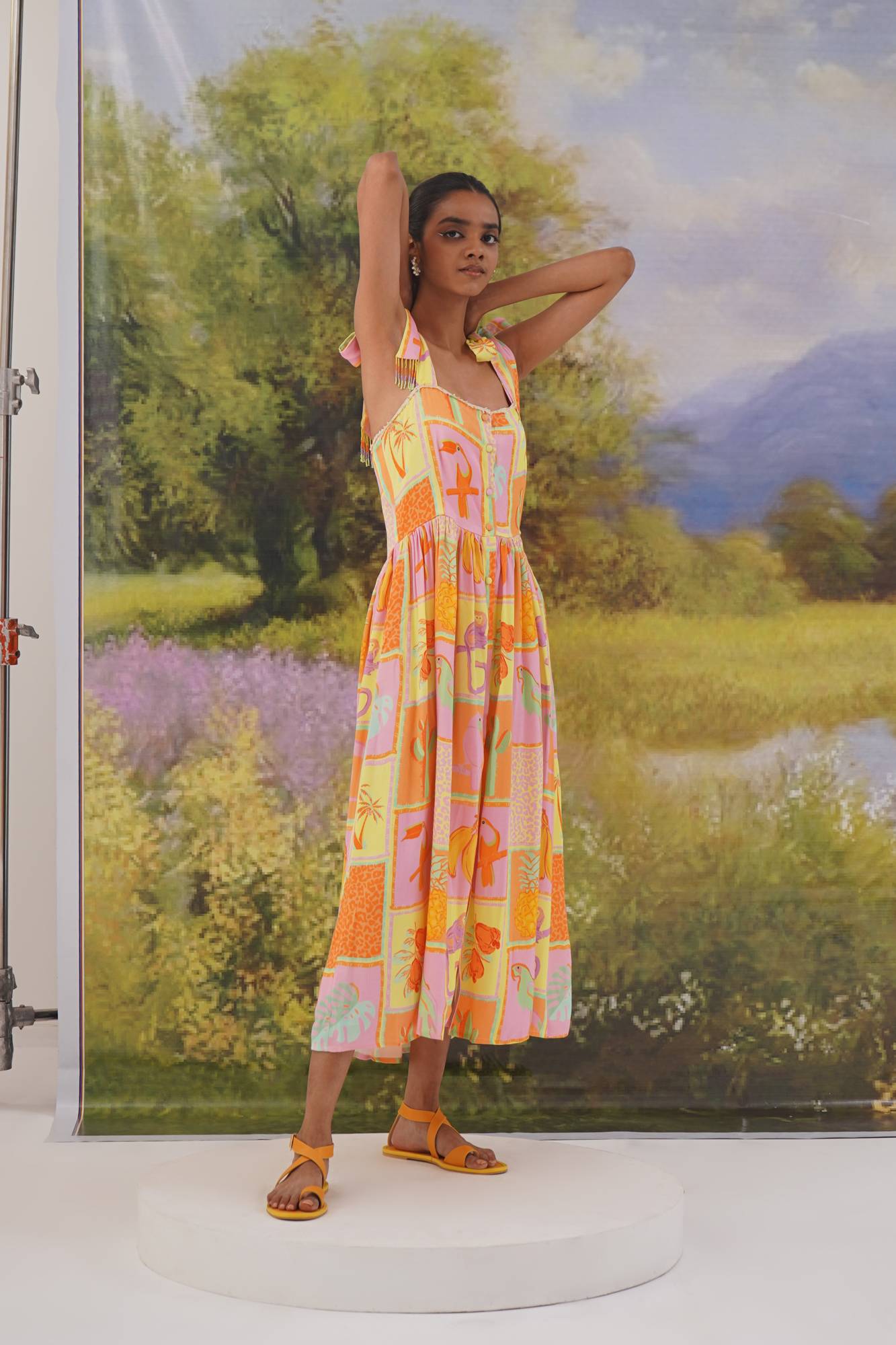 Lesotho Modal Satin Dress