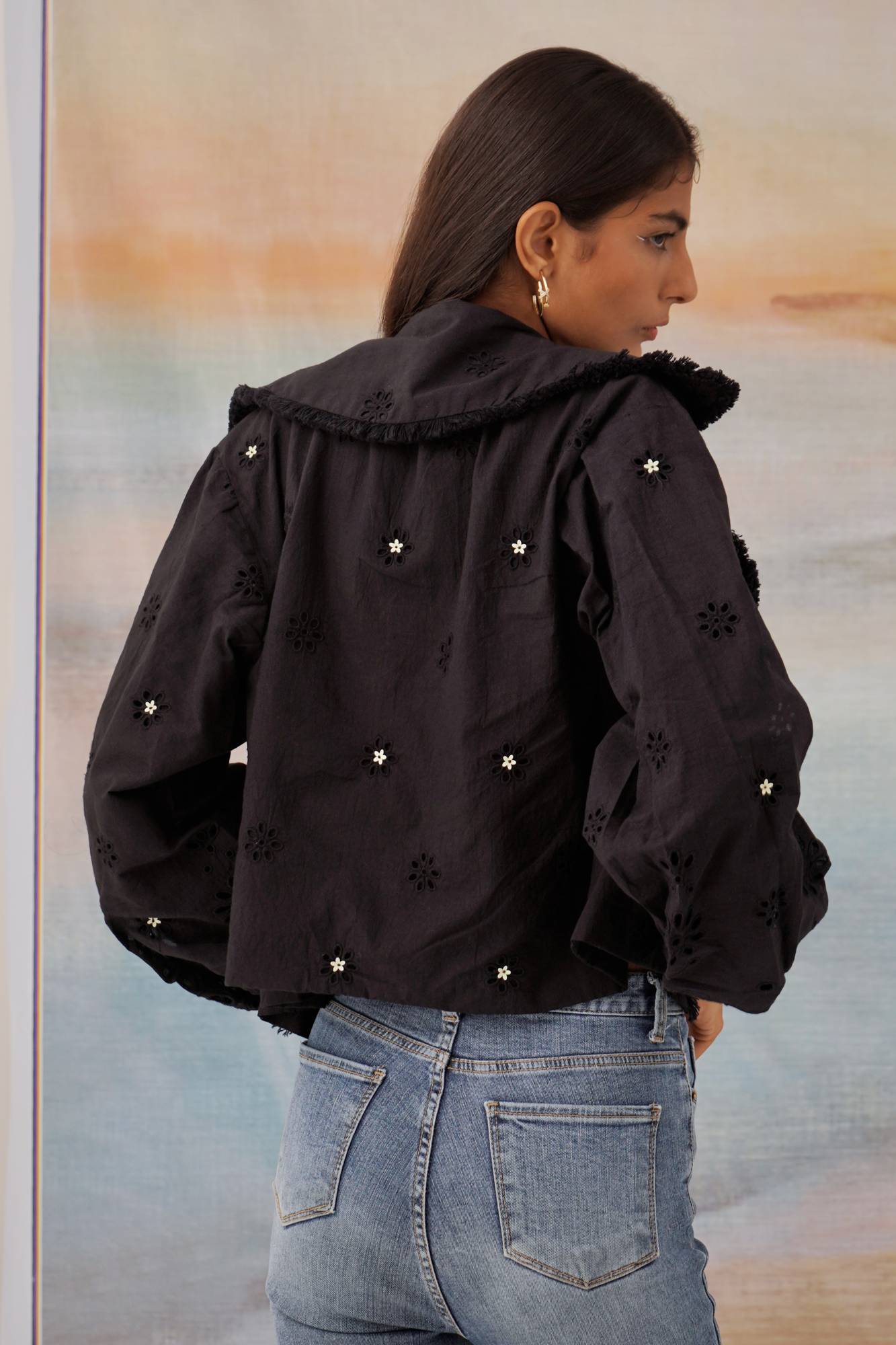 Montreal Cotton Schiffli Jacket