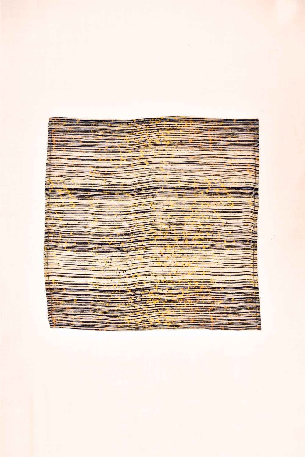 Kahlua Stripe Pocket Square - Ted Ferde