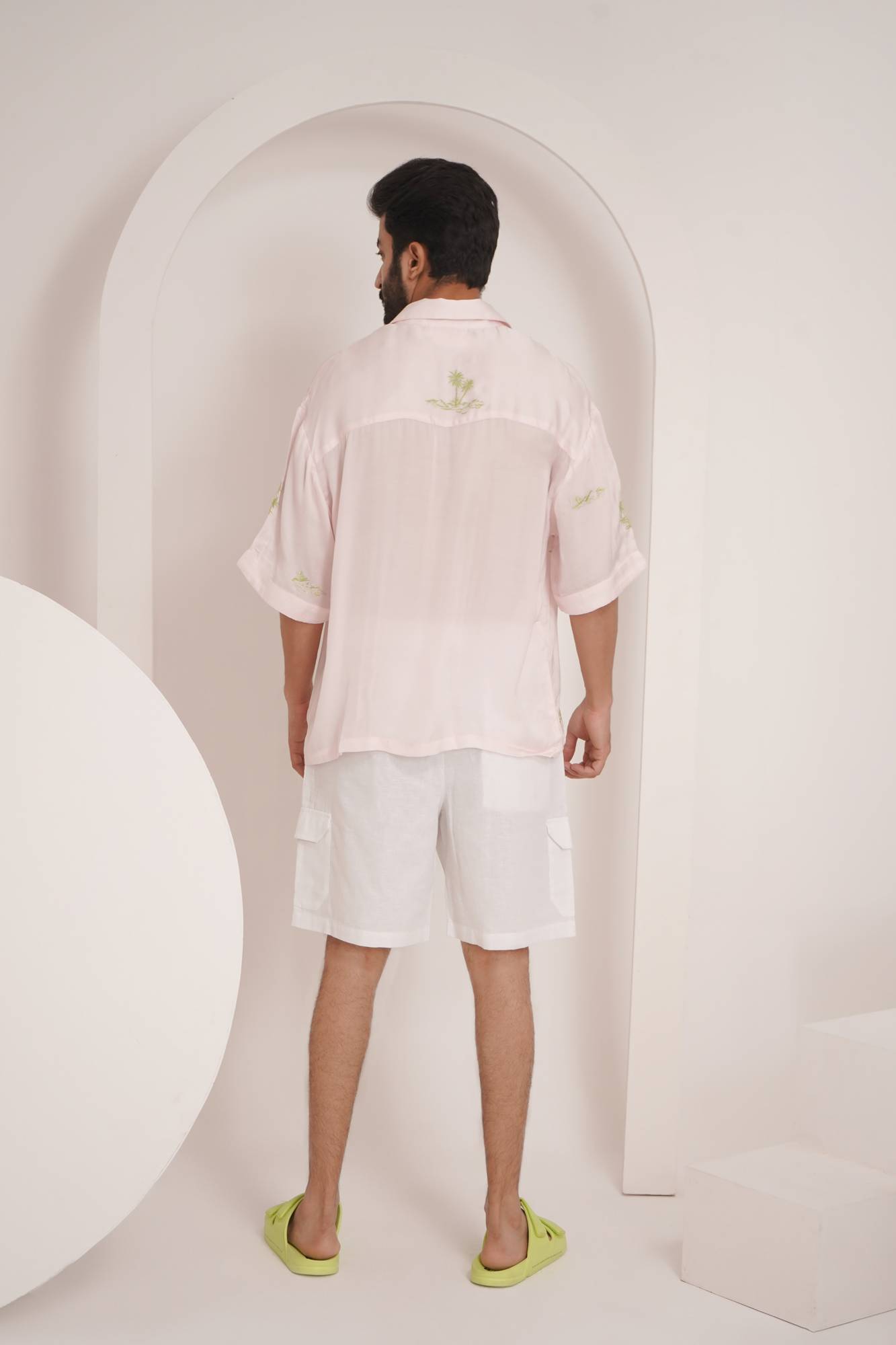 Pulau Cotton Linen Shorts