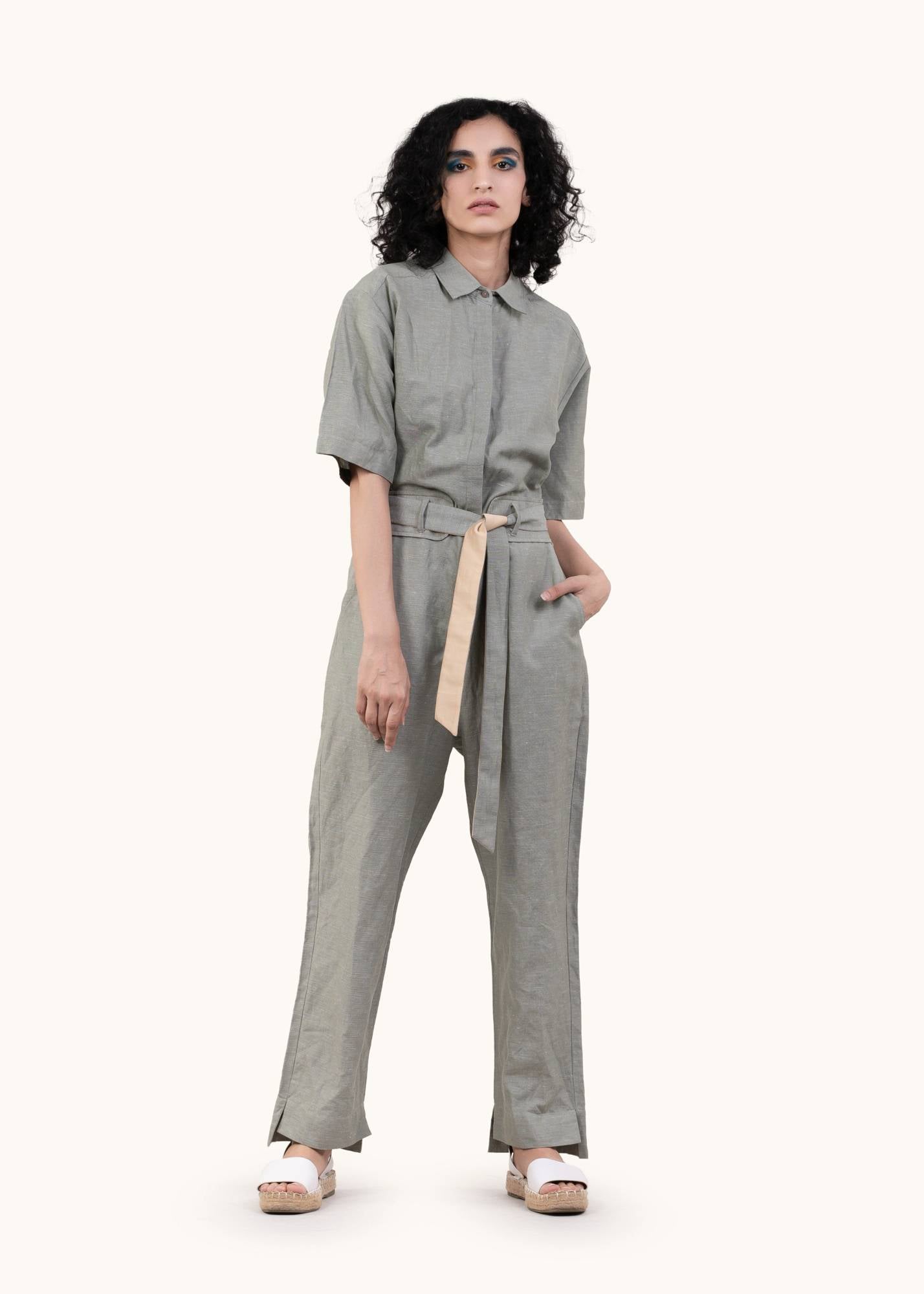 Sage jumpsuit