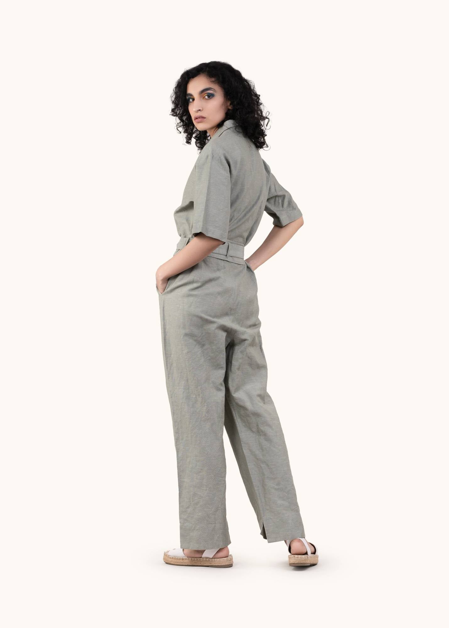 Sage jumpsuit