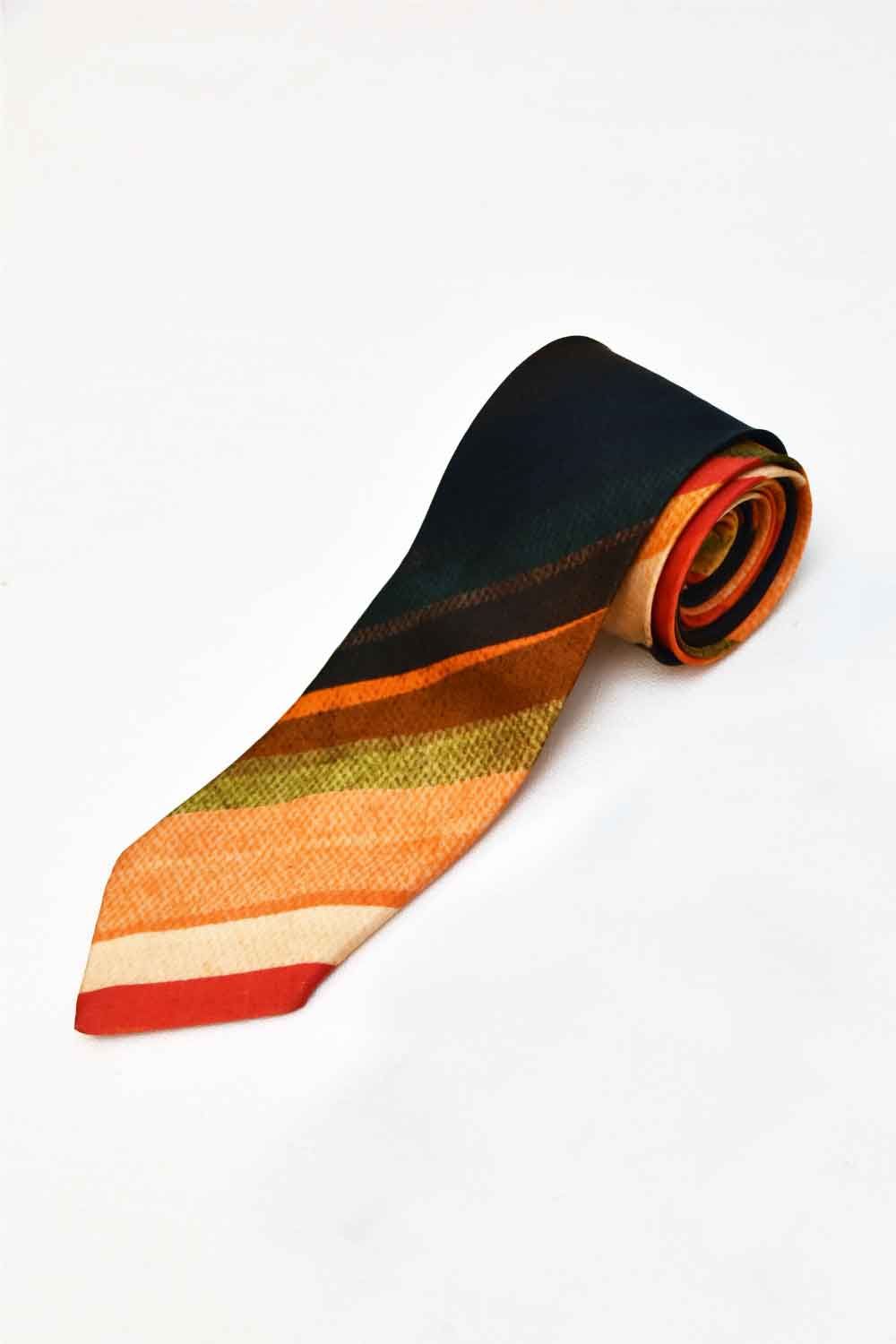 Calico Stripe Tie - Ted Ferde